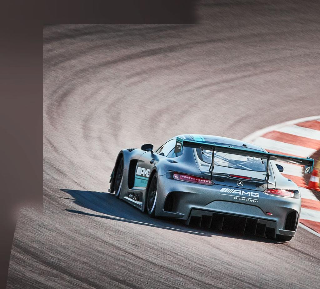 AMG MASTERS 13 Made for the racetrack the Mercedes-AMG GT3. The worldwide successes of this uncompromising racing machine have been causing a furore in GT sport since 2016.