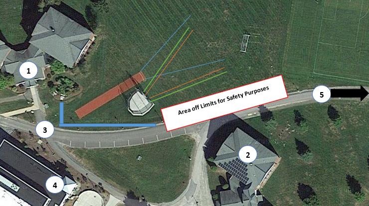 CSC Throwing Facility: Meet Day Set-Up Javelin Grass Runway will be set up on this field 1. Rooke Hall 2. Lawson Hall 3.