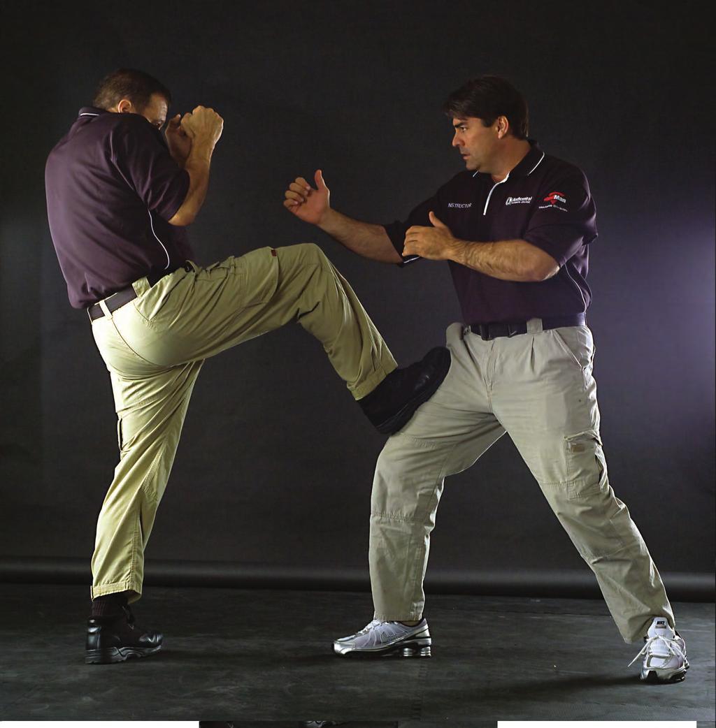 A kick that s delivered from the proper distance can be effective during the action-reaction stage of a self-defense encounter, but one that s attempted from too far away can tire you out and reveal