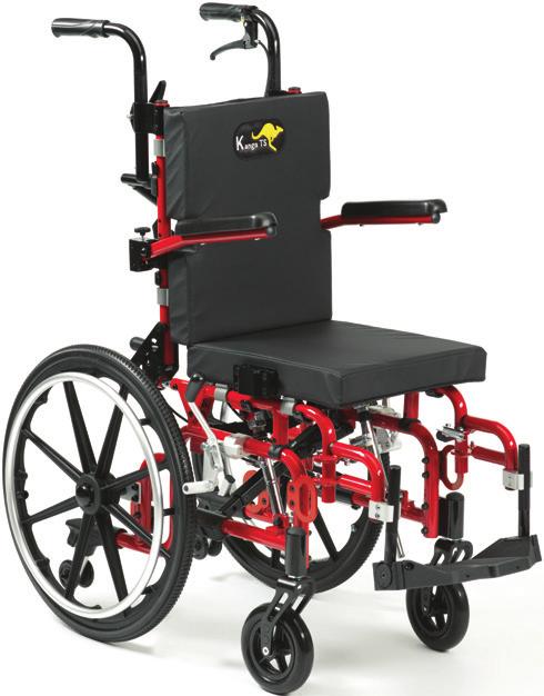 6 Kanga Wheelchair The Kanga Wheelchair is a lightweight, aluminium tilt-inspace paediatric chair designed for children with mild to moderate positioning needs.