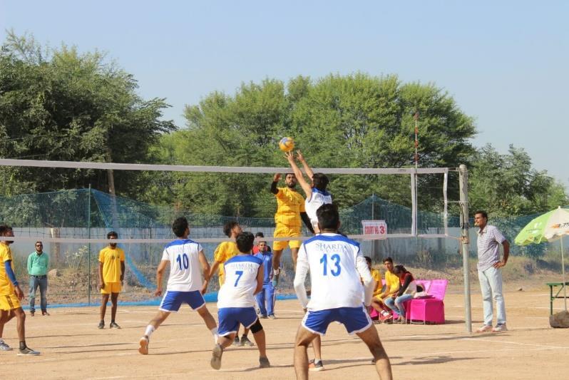 Ashish Kumar Manish Kumar Singh Md.Kashif Badar Akash Ab Haseib The first two sets were won by Sharda University losing the next two and losing the decider by a single point. 2.