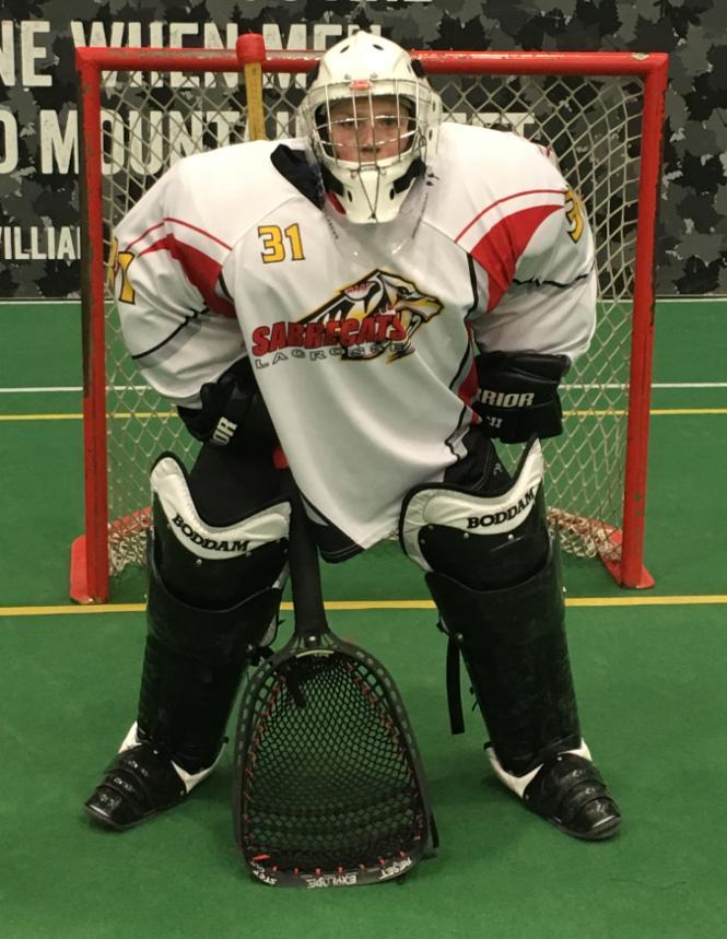 P a g e - 2 - ALL AGE DIVISIONS GOALIE TIPS FOR POSITION AND PLAY Stance: It is relatively easy to achieve the proper goalie stance in box lacrosse.