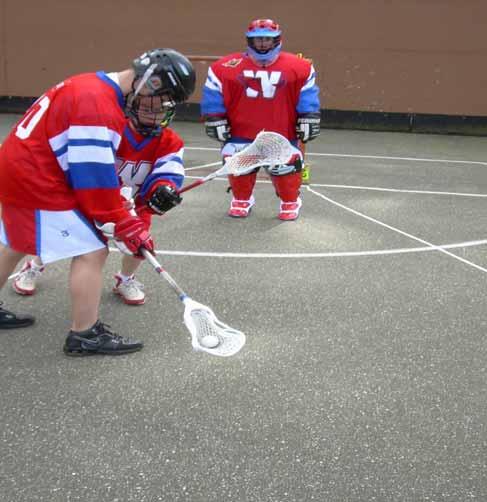 UNDERHAND SUB SHOTS DRILL DRILL: A good drill to practice is to get in the nets with no stick and have players practice coming out and around the defenseman and shoot underhand shots.