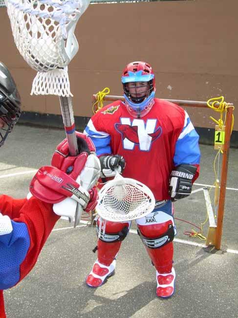 Shooter In Close When a shooter is in close and the stick above his shoulder you can actually play with your stick flat