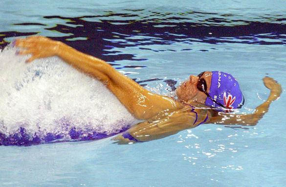 Backstroke Arm Stroke Anchor the arm as early as possible