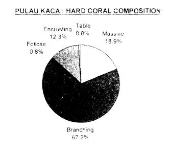 CORAL COVER LIVE HARD DEAD HARD OTHERS ABIOTIC SOFT CORAL CORAL CORAL COMPONENT. 61.0% 15.7% 9.