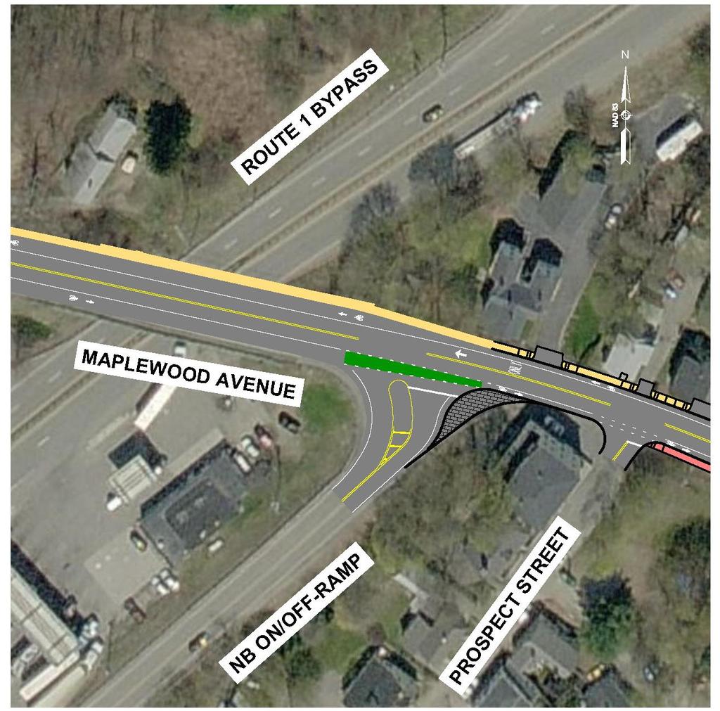 Intersection Improvements: NB Bypass Ramps Tighten Geometry