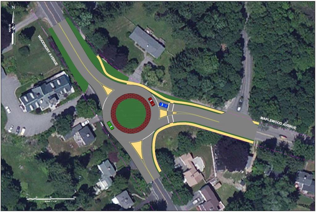 Intersection Improvements: Woodbury Avenue Roundabout Woodbury Ave Travel Speeds