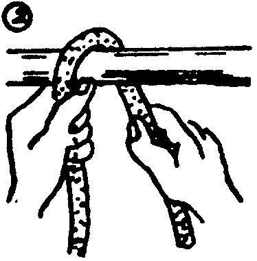 CLOVE HITCH 6 The clove hitch is formed by making two half hitches.