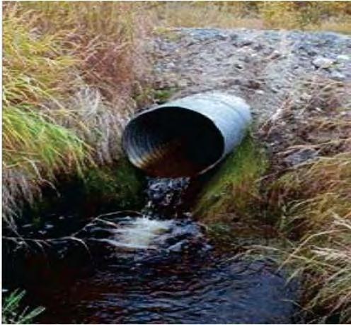 Common AOP Barriers Excessive water velocities induced by an undersized culvert Drops at culvert inlets