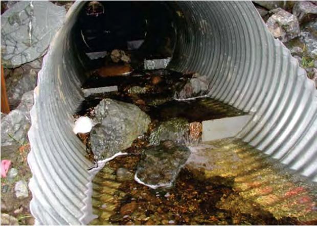 approach Usually used in culvert retrofits Baffles, weirs,