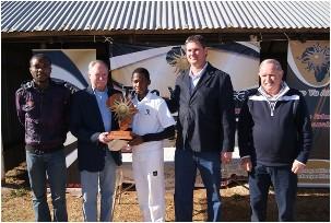 Toro Ya Africa Development League Title In the individual awards the following players received awards for: Best Batsman for the match: Johnny Kekana (Promosa team captain) scored 52 runs off 41