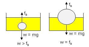 Sinking and Floating A floating object displaces a mass of fluid equal to its own mass!