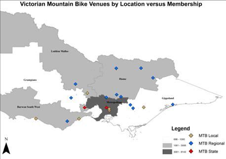 22 CYCLING VICTORIA STATE FACILITIES STRATEGY 2016-2026 the use of the road network by cyclists however most have not been formalized There is a large gaps in cycling routes in the Northern