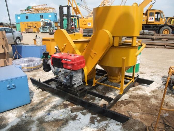 SV6065E Electrically-operated SV65 High Speed Colloidal Grout Mixer complete with Dust Extraction Hood, SV60 Low