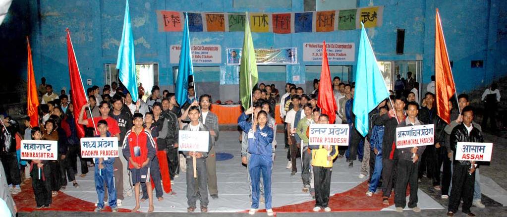 2009 by Lucknow Kung fu association under the supervision of the Uttar