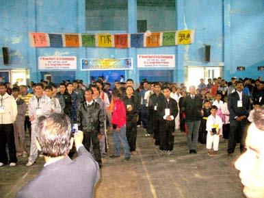 The Opening Ceremony of the 4 th National Kung Fu & Tai chi Championship was inaugurated at