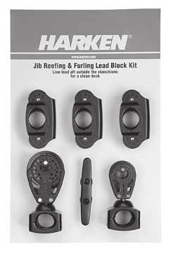 Headstay may require cutting and shortening to fit Harken toggle.