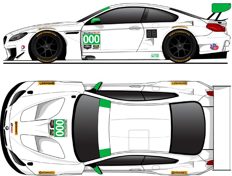 GT Daytona Fig 1D Number Panels - 14 H x 13.5 W. - Number panels must match series design and color. Changes or additional designs prohibited (i.e. stylized numbers).