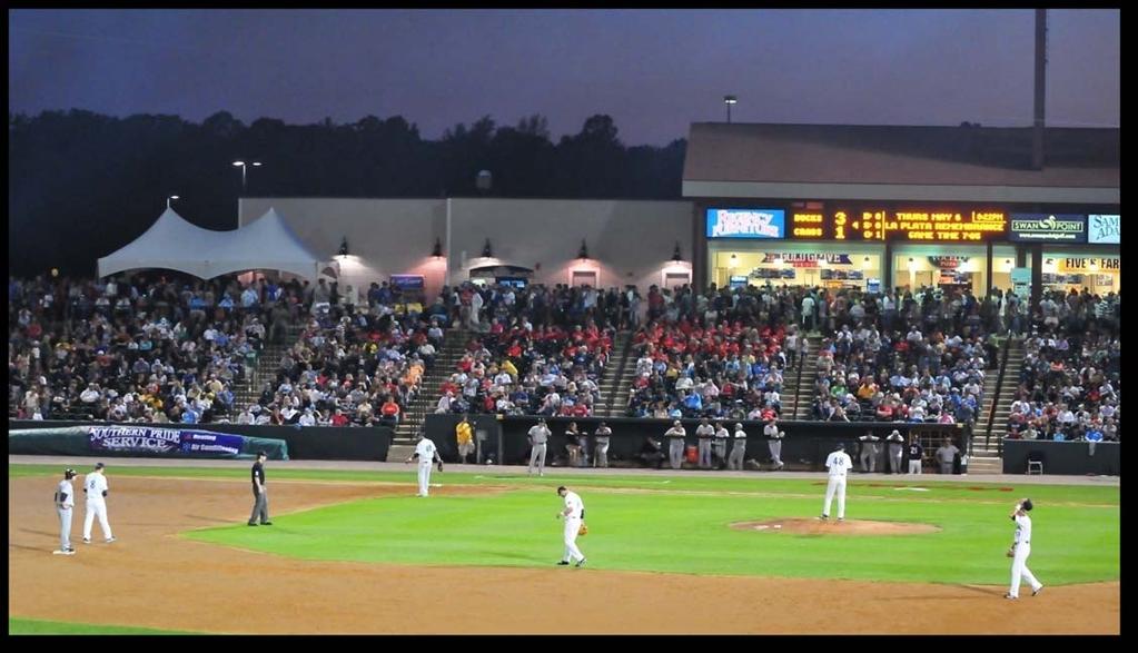 2010 ATTENDANCE This past season over 247,000 fans passed through the turnstiles at Blue Crabs games.