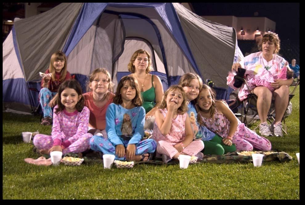 SCOUT NIGHTS The 2010 season saw another improvement in our popular overnight campouts for Boy and Girl Scouts.