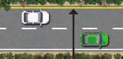 Yellow Markings are used to separate traffic moving in opposite directions (center line) and to mark the left edge of one-way roads and ramps,