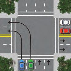 Into wrong lane From wrong lane U-Turns U-turns are prohibited in these locations: Intersections controlled by a
