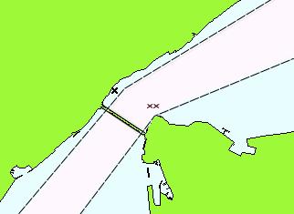 Keep a sufficient distance from another vessel sailing ahead so as to avoid an overtaking situation in the vicinity of!