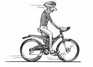 If pedaling is too fast, press the switch to shift to D or Ds mode.