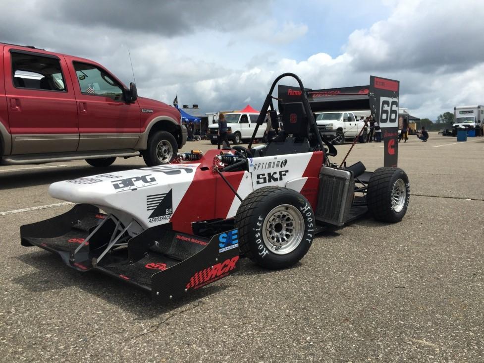 Past Cars 2015 WMF-15 was the first Wolfpack Motorsports car to feature a full aerodynamics package.