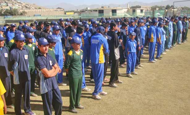 Teams gathered for the Schools Tournament, Kabul, 2010 12 and young people in the world, one in five, according to the United Nations, and 60% of the country s population is below age of 21.