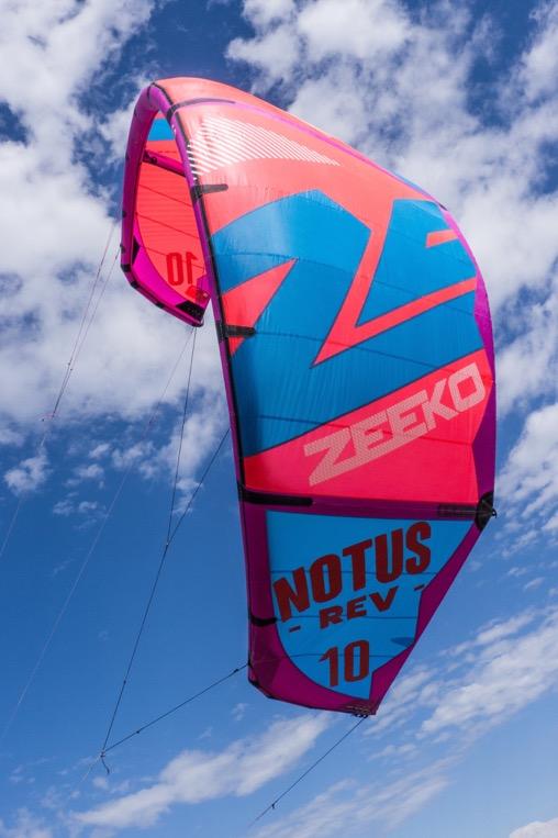ripstop fabric, reinforced struts, but same weight and the kite is more responsive.