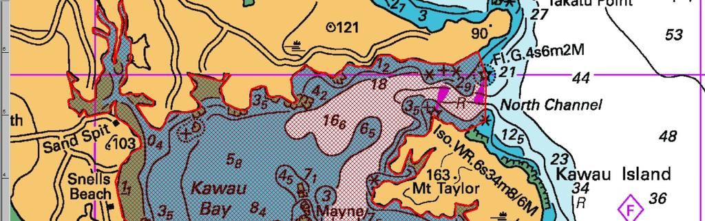 Areas of Restricted Access to Large Vessels Bylaw maps 5.0, 5.1, 5.2 and 5.