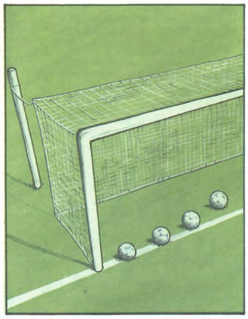 LAW 10 The Method of Scoring Goal Scored A goal is scored when the whole of the ball passes over the goal line, between the goalposts and under the crossbar, provided that no infringement of the Laws