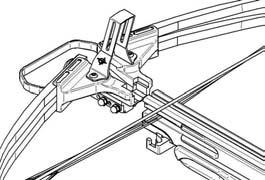 21. 22. 23. ASSEMBLY GUIDE Attaching Prod Housing to Stock 1. Place the string on top of the flight track while sliding cables in the long U-shaped channel. See Figure 1 2.