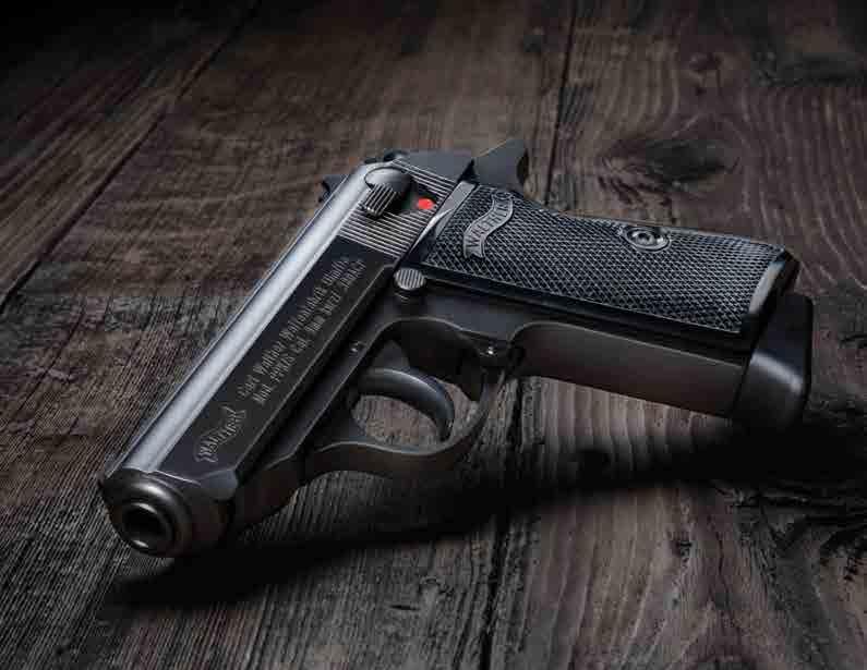 SPORTY, ELEGANT, & PRECISE. The PPK/S blends the cool iconic design of the PPK with the sporty features of a longer grip and greater magazine capacity.