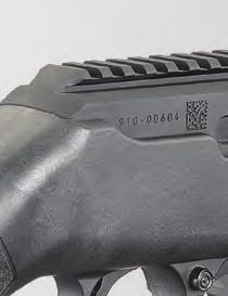 FEATURES PC CARBINE Interchangeable magazine wells for use of common Ruger and Glock magazines.