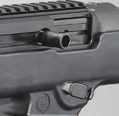 Easy takedown enables quick separation of the barrel/forend assembly from the action for ease of transportation and storage.