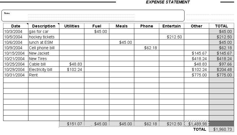Mathematics MAT1L Unit 2 Lesson 6 Expenses Expenses are anything you spend money on. For example, gas for a car or groceries.
