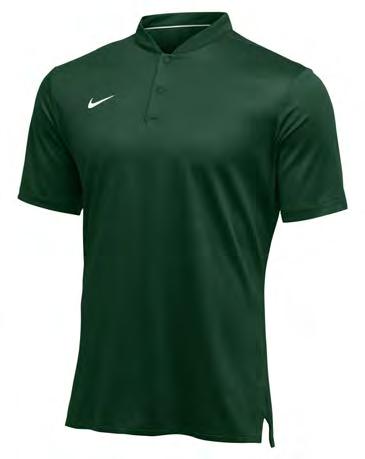 NEW NIKE DRY SHORT SLEEVE ELITE POLO 908411 $105.00 SIZES: S, M, L, XL, 2XL, 3XL, 4XL FABRIC: 100% recycled polyester. Elevated polo updated with a blade collar to modernize the sideline look.