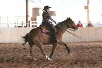 Riders use only one hand on the reins and cannot switch hands or touch the rein with their free hand.