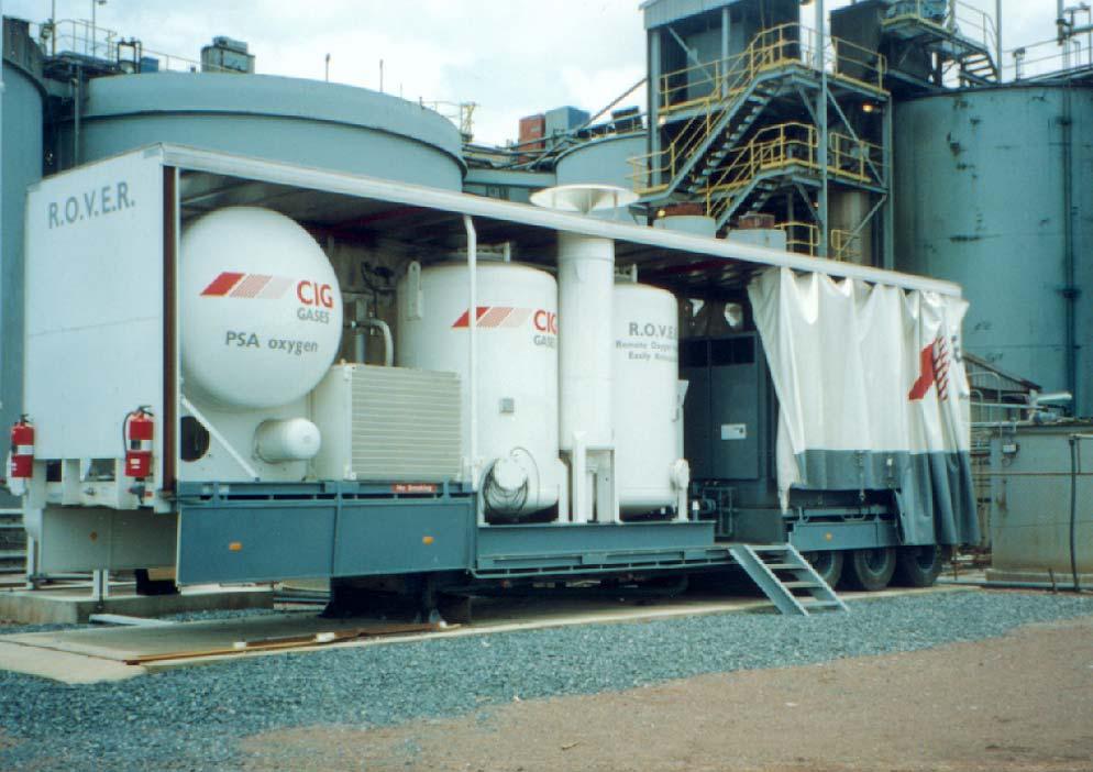 GAS ON-SITE PRODUCTION PSA plant for on-site oxygen