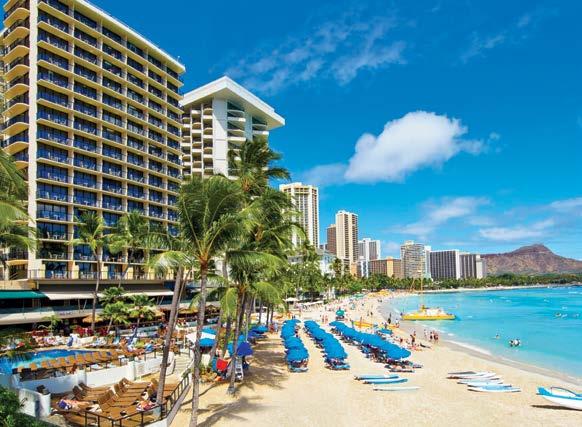 7 NIGHTS in a City View Room # Hawai i's North Shore surf and sights tour Unlimited rides on the Waikiki Connect Trolley to Diamond Head &