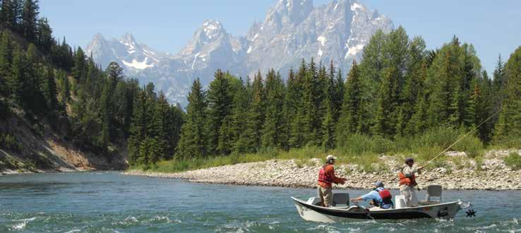 Numerous blue-ribbon fishing opportunities are available in this region. Within 1 hour south of property, the Green, Hoback and Salt Rivers offer some of the best fishing in Wyoming.