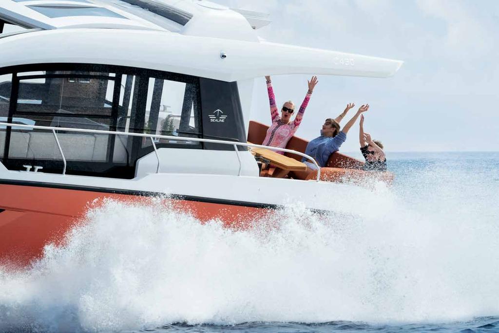 When you think of motor yachts, does a thrilling driving