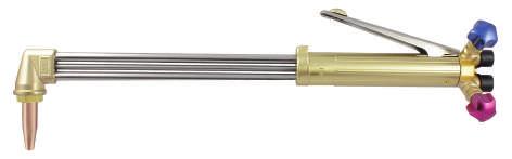 Stainless steel tube provides greater heat Top stainless steel lever w/ hold down button Two stainless steel needle valves for precise flame adjustment and better durability Forged brass head for