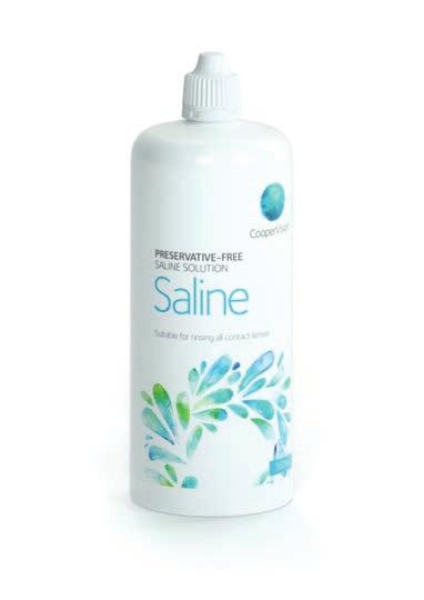 Saline Solution Lens Care Saline Saline solution Sterile, preservative-free, buffered solution.
