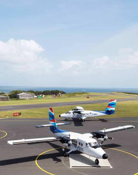 50* from 112* from 41* Flying with Skybus is the fastest way to reach the Isles of Scilly.
