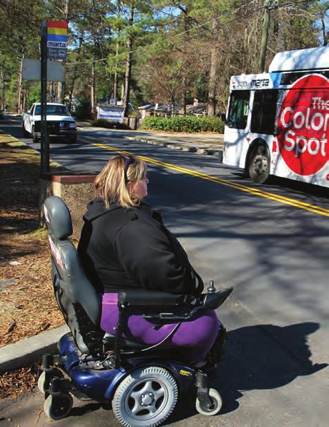 FACTORS IMPACTING CROSSING SAFETY People with disabilities Lack of ADA-compliant ramps and sidewalks forces many wheelchair users to ride in the street, where they are at high risk of being hit.