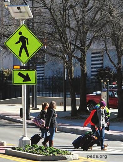 EXECUTIVE SUMMARY Safe Crossing Treatment Options: Enhanced, Active and Red Light Enhanced crossings increase the ability of pedestrians to cross by either simplifying the crossing or increasing its